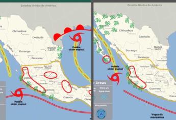 Meteorológico pronostica posible ciclón para BCS, Sinaloa y Sonora ¿cuándo llegaría?