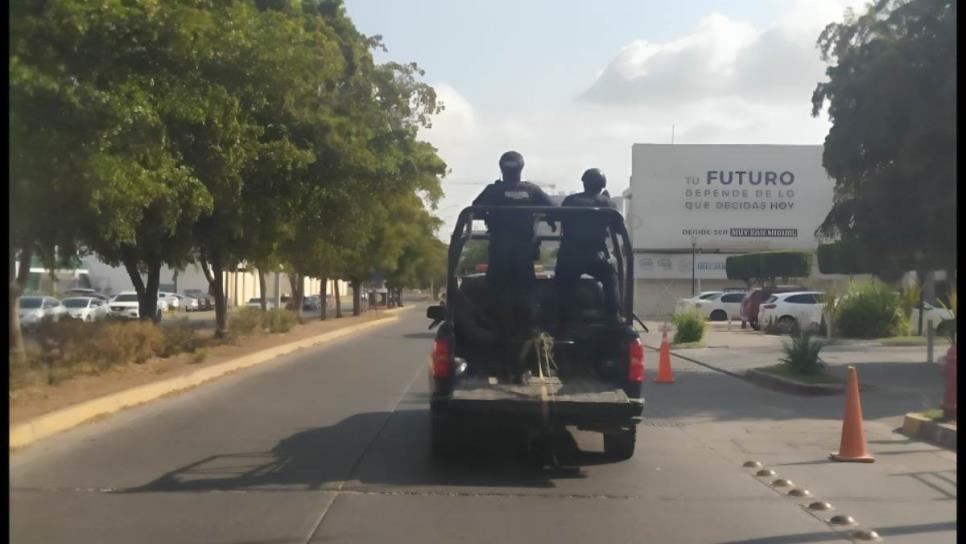 Sujetos disparan al aire potentes armas de fuego al norte de Culiacán