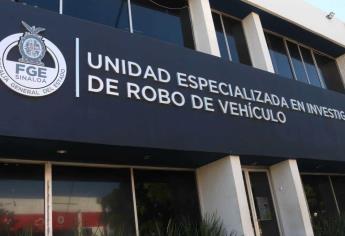 Fiscalía ha recibido 9 denuncias por robo de vehículos en Culiacán