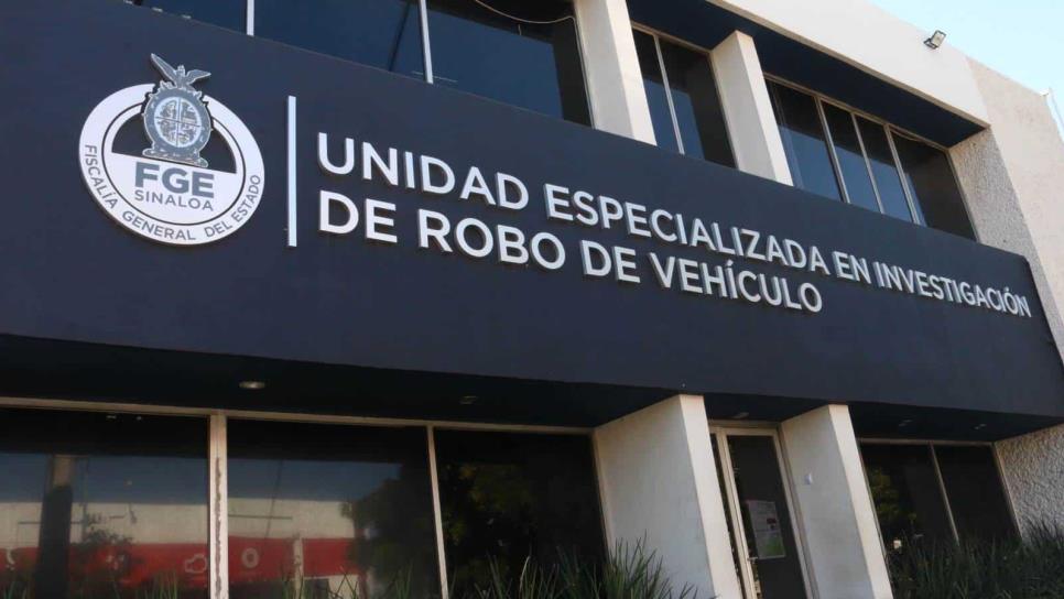 Fiscalía ha recibido 9 denuncias por robo de vehículos en Culiacán