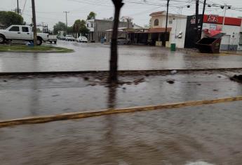 Estas avenidas de Los Mochis son las primeras que se inundan con una intensa lluvia