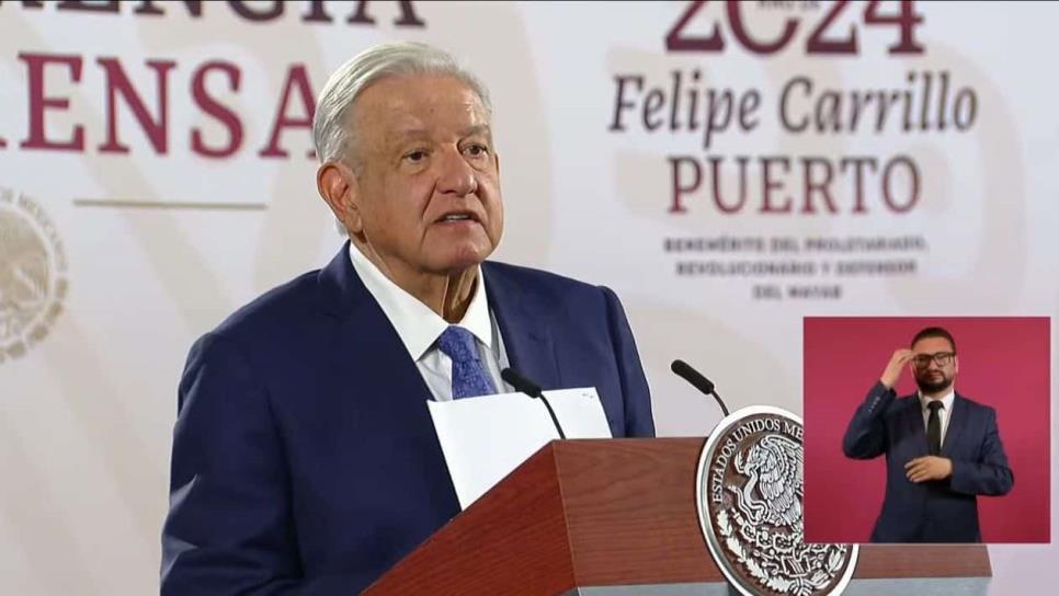 Hay elementos suficientes para garantizar la paz en Culiacán: AMLO