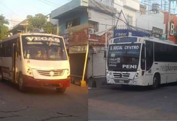 Transporte Público en Culiacán opera con normalidad este 11 de septiembre 