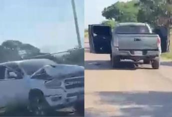 Aseguran una blindada y dos camionetas en el enfrentamiento en Quilá