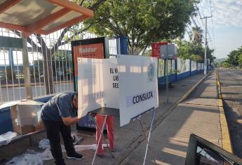 Se instalan las casillas e inicia la consulta sobre la Reforma a la Ley Orgánica de la UAS