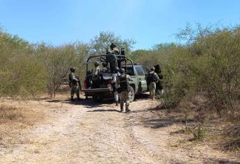 Militares aseguran a 4 personas tras enfrentamiento en la sindicatura de Eldorado