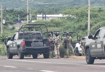 Civiles y militares se enfrentan al sur de Culiacán; hay un elemento herido