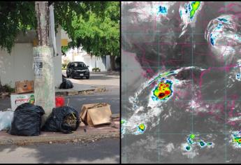 Piden no sacar la basura en Ahome ante Tormenta Tropical Ileana