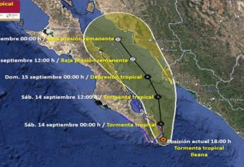 Impacto de “Ileana” sobre norte de Sinaloa es inminente: Conagua