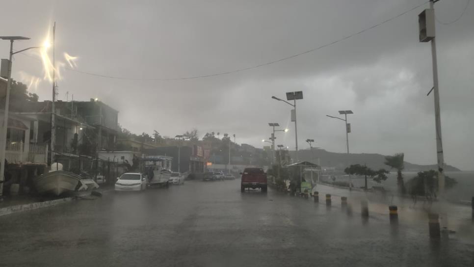 Tormenta Tropical Ileana deja intensas lluvias en Topolobampo, Ahome