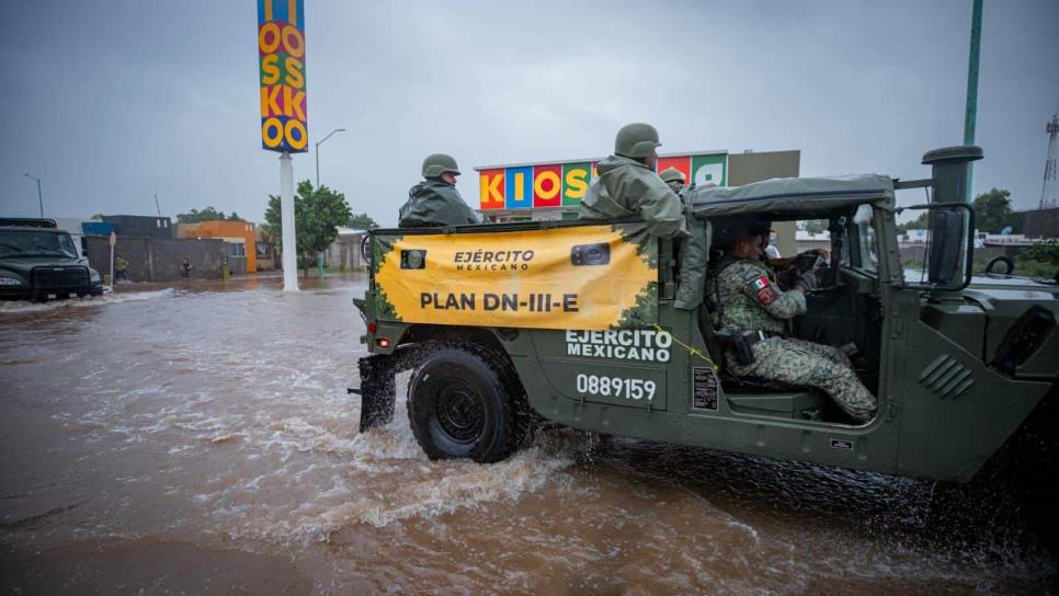 Guasave registra inundaciones en calles por lluvias de “Ileana”