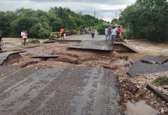 Ileana deja tren descarrilado y comunidades inundadas en Sinaloa municipio