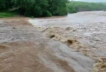 Alerta en Guasave por el incremento del caudal del Río Sinaloa