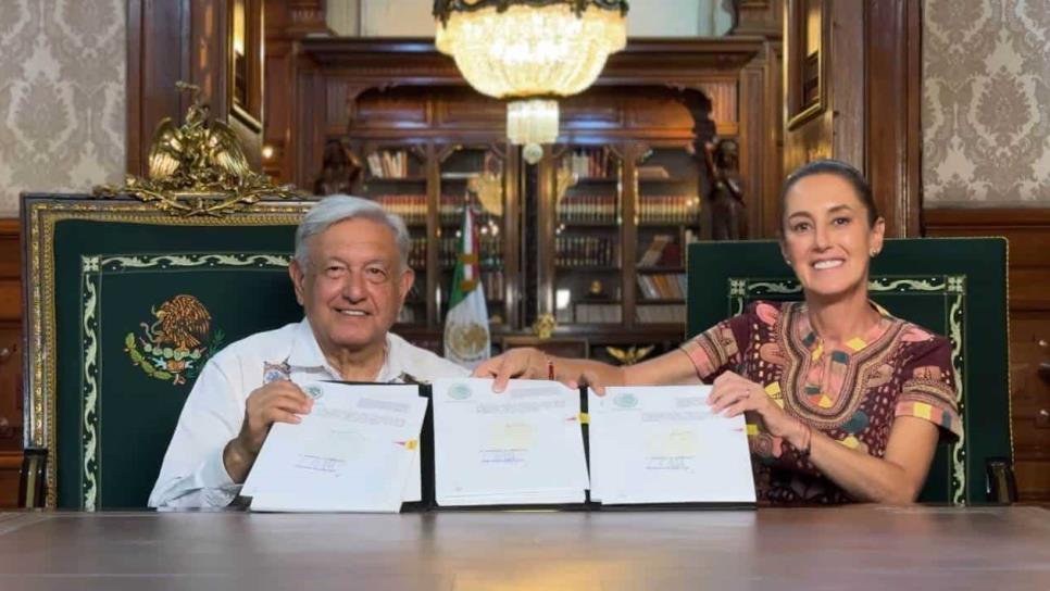 AMLO firma decreto de Reforma Judicial y lo publica en el DOF