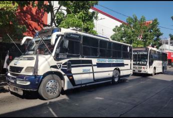 Violencia le pega al transporte público de Culiacán: las pérdidas ascienden al 70% 