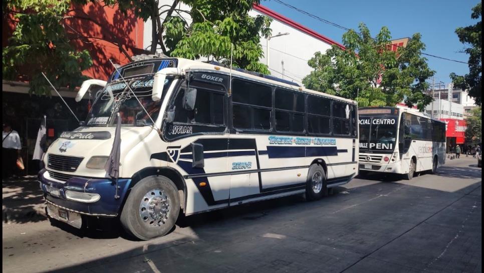 Violencia le pega al transporte público de Culiacán: las pérdidas ascienden al 70% 