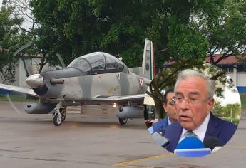 Rocha pide más aviones militares texanos para reducir enfrentamientos en Culiacán