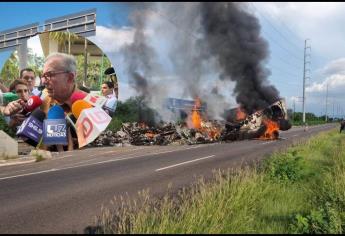 Rocha coincide con AMLO, Estados Unidos es corresponsable de la violencia en Sinaloa