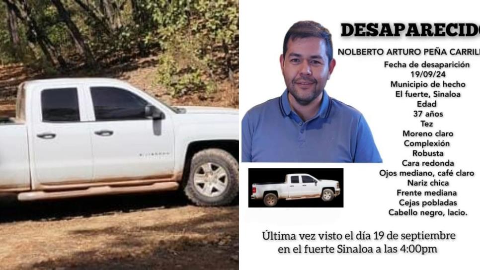 Desaparece hombre al viajar de Chihuahua a Guasave; piden apoyo para localizarlo