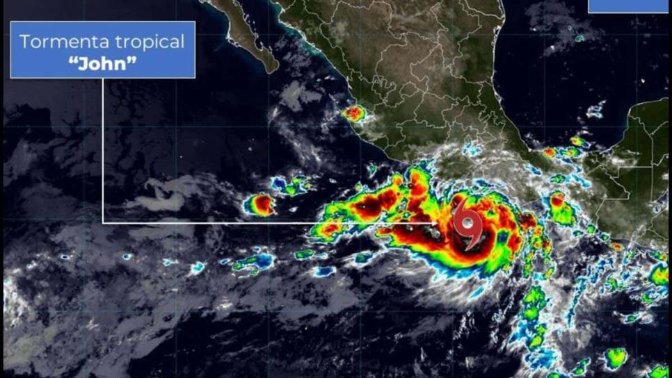 Tormenta Tropical John evolucionará a huracán categoría 2, ¿cuándo tocará tierra en México?