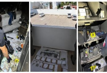 Usaron 5 granadas en el enfrentamiento en los departamentos en Tres Ríos, Culiacán