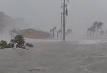 Huracán Helene impacta en Florida como categoría 4