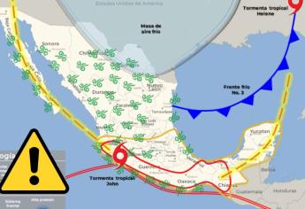 Huracán John y Helene: ¿cuál es su trayectoria en México hoy 27 de septiembre de 2024?