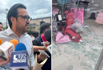 25 comercios han sido vandalizados en Culiacán: Alcalde Juan de Dios Gámez Mendívil