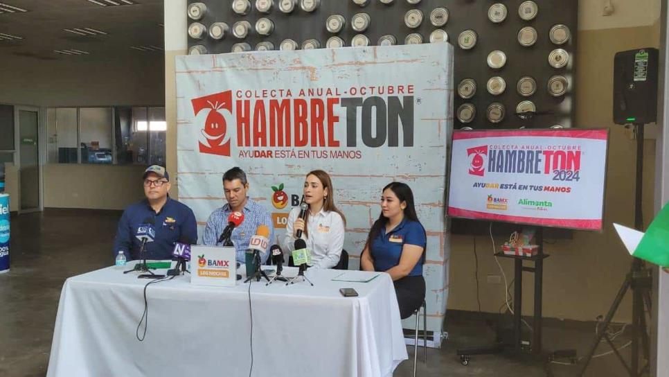 Banco de Alimentos de Los Mochis invita a donar en el Hambretón y alimentar a cientos de familias