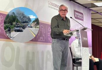 Por narcobloqueos en la maxipista, Rocha anuncia puntos de seguridad para liberar las carreteras 