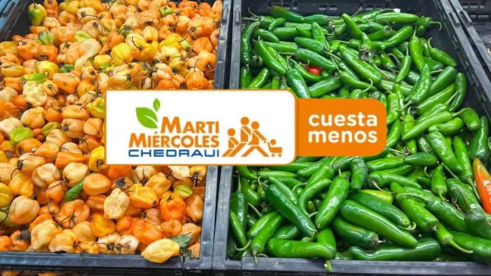 Marti-miércoles Chedraui: ofertas del 1 y 2 de octubre en frutas y verduras