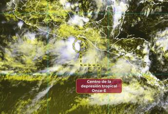 Se forma la depresión tropical Once-E frente a las costas de Oaxaca y Chiapas