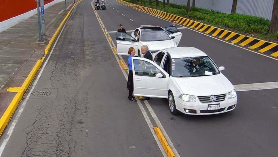 El Jetta blanco de AMLO, el carro más visto de México