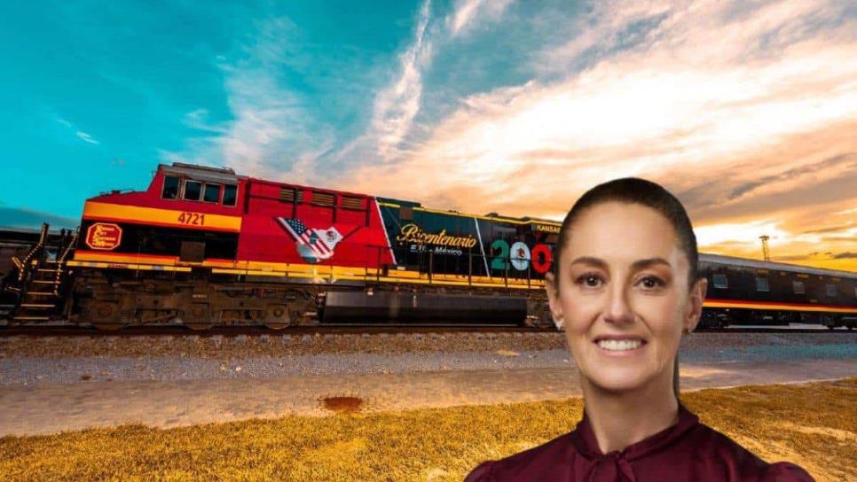 ¿Qué dijo Claudia Sheinbaum sobre la ruta del tren que pasará por Sinaloa? 