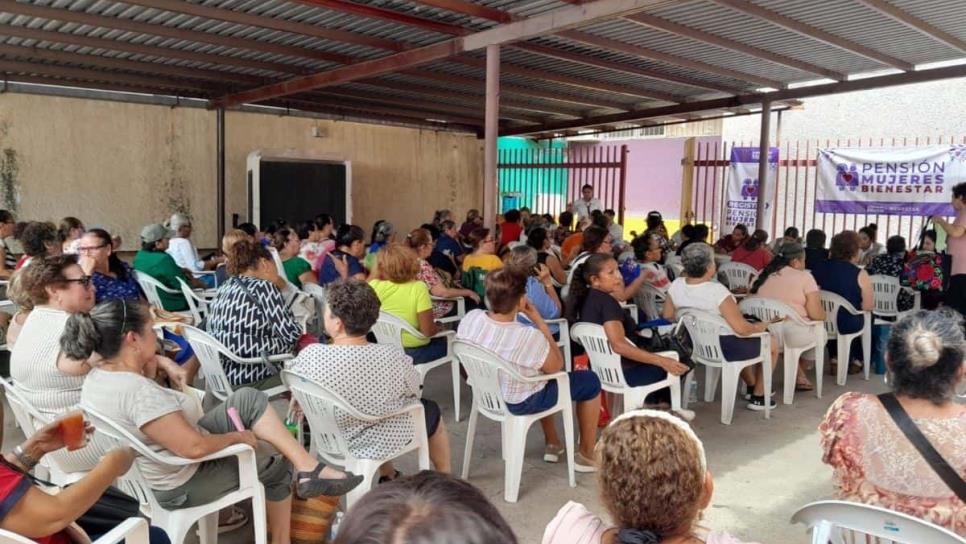 Con buena afluencia arranca registro del programa Pensión Mujeres Bienestar en Mazatlán 