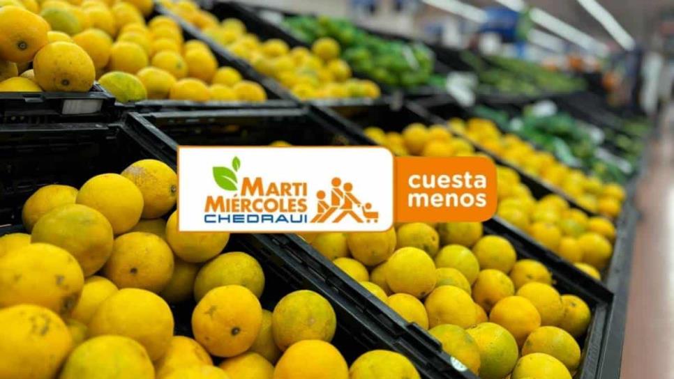 Marti-miércoles Chedraui: ofertas del 8 y 9 de octubre en frutas y verduras