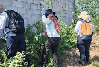 Sabuesos Guerreras localizan unos restos humanos en la colonia Punta Azul, en Culiacán