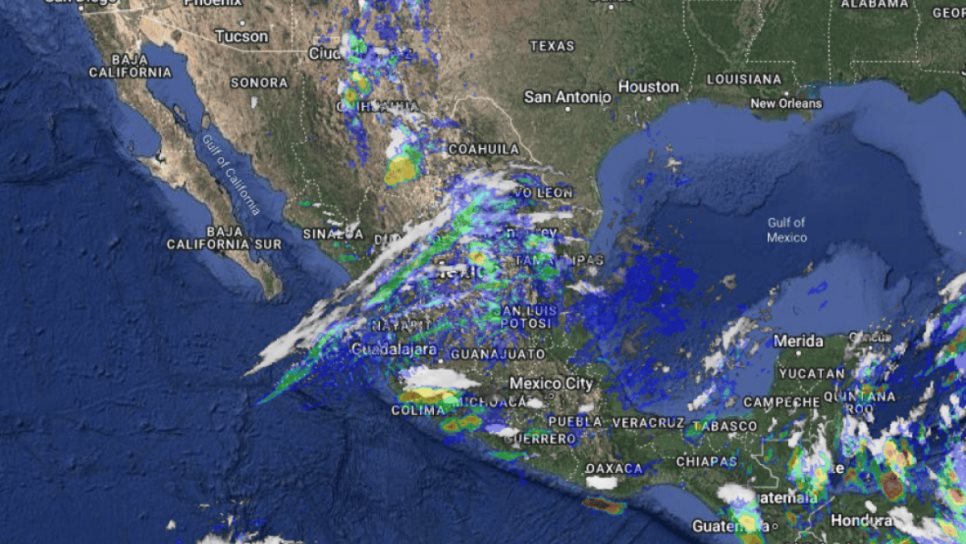 Temporal dejará lluvias intensas en el sureste mexicano