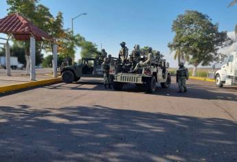 Militares arrestan a seis personas en un operativo en Mocorito