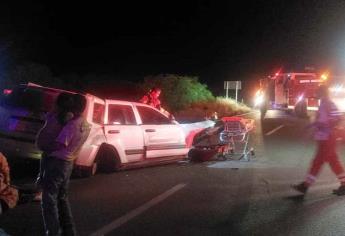 Choque en Angostura deja tres lesionados; hay dos niños entre ellos