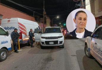 Claudia Sheinbaum condena ataque a instalaciones del debate en Culiacán