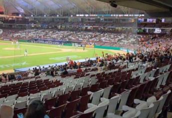 Afición no llena Estadio Tomateros por temor a la inseguridad VIDEO