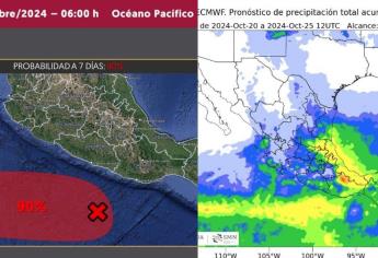 Ciclón Kristy al 90 % de formarse, ¿Dónde se ubica?