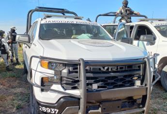 Se enfrentan civiles y Guardia Nacional en Elota; hay 4 camionetas y armas aseguradas