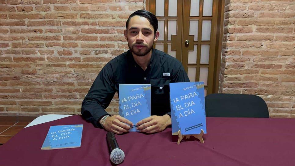 Osmar Zavala, periodista de Luz Noticias, lanza su libro “IA para el día a día”