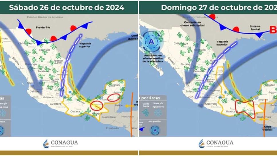 Clima en Sinaloa para este fin semana: este es el pronóstico del 26 al 28 de octubre