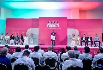 Mi corazón está para todo los mazatlecos; Édgar González presenta su informe de gobierno ante miles de ciudadanos