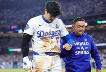 Shohei Ohtani; esta fue la lesión que sufrió durante el segundo juego de la Serie Mundial