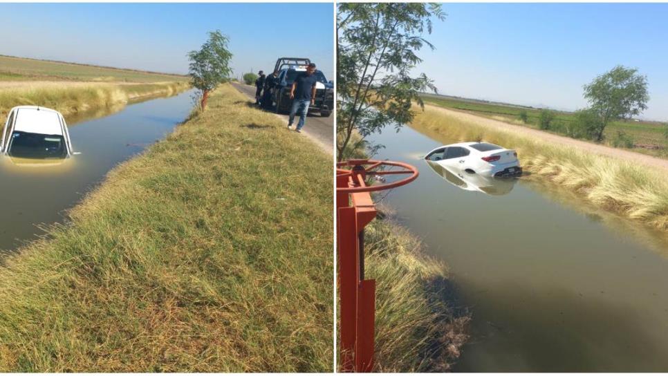 Joven se descuida y cae a un canal en El Huitussito, Guasave