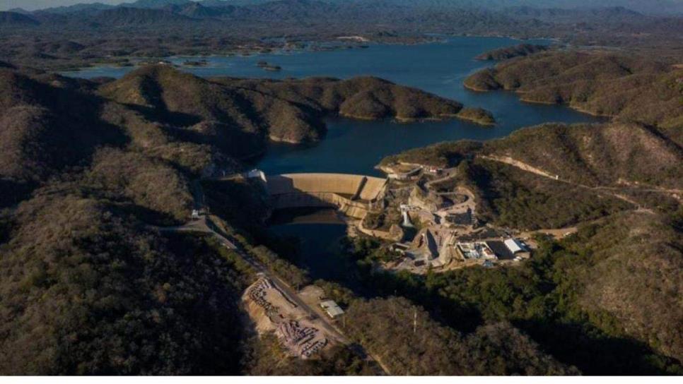 Así luce la Presa Picachos en el sur de Sinaloa la única que se mantuvo con agua en la sequía